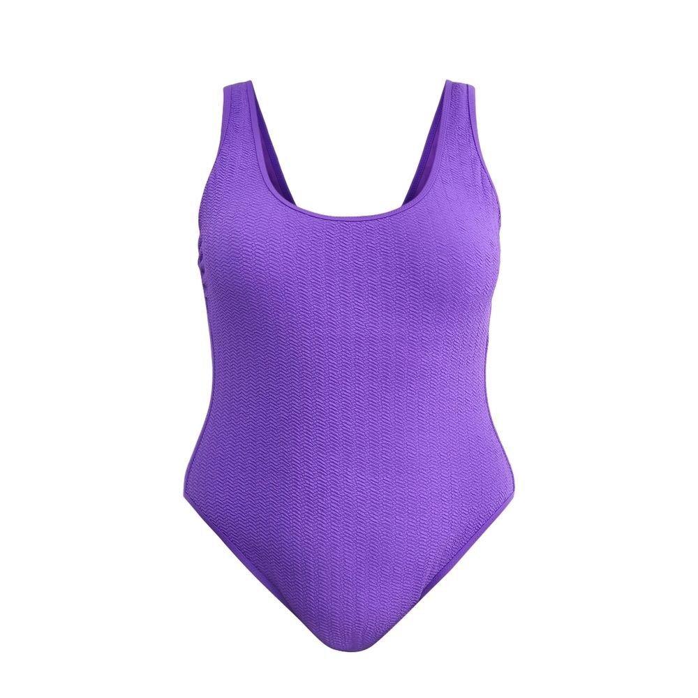 Textured One-Piece Swimsuit with Shelf Bra Size XS(0-2)